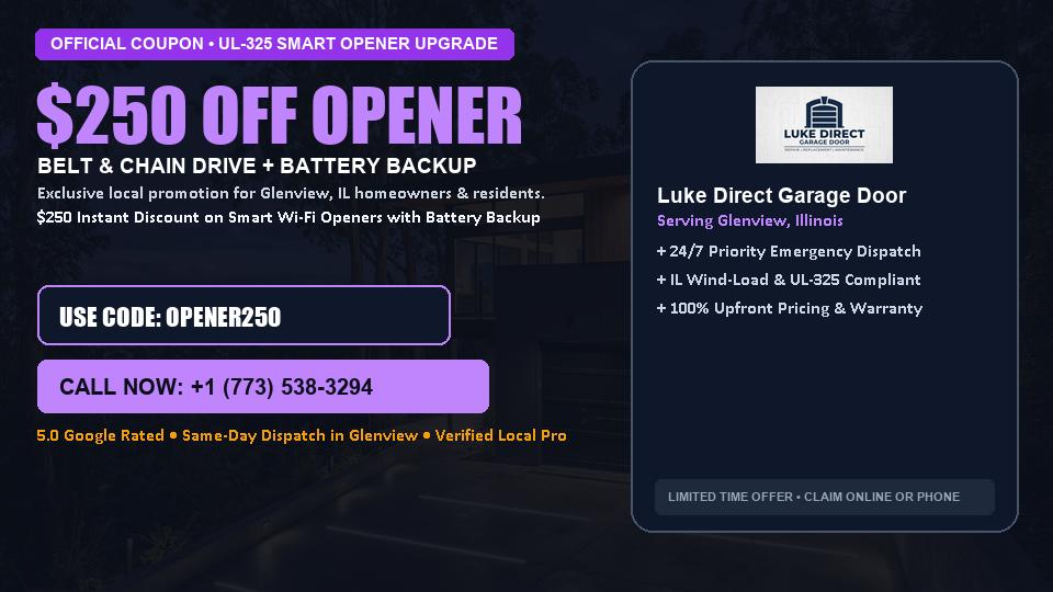 Luke Direct Garage Door $250 OFF Premium LiftMaster Opener Installation